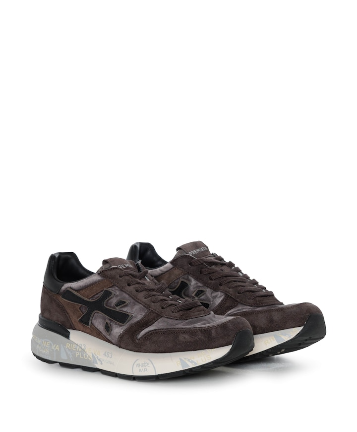 Mick heren sneakers bruin