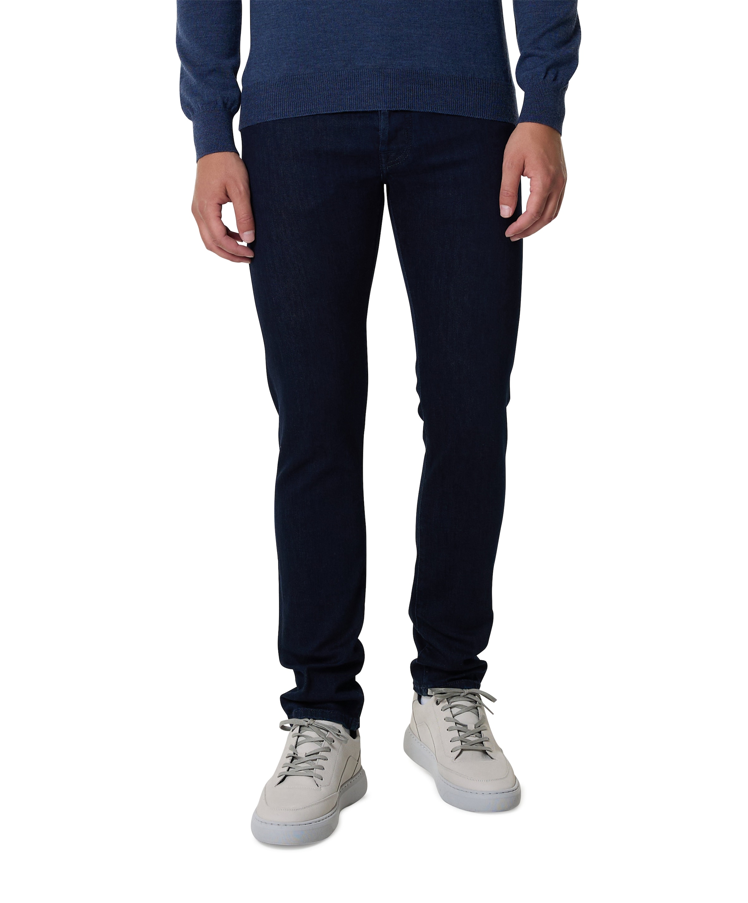 Nick Slim 5 Pocket heren jeans blauw