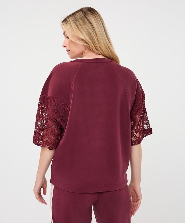 Dames sweater bordeaux
