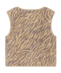 Meisjes gilet beige
