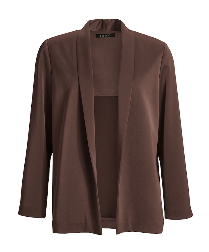 Dames blazer bruin