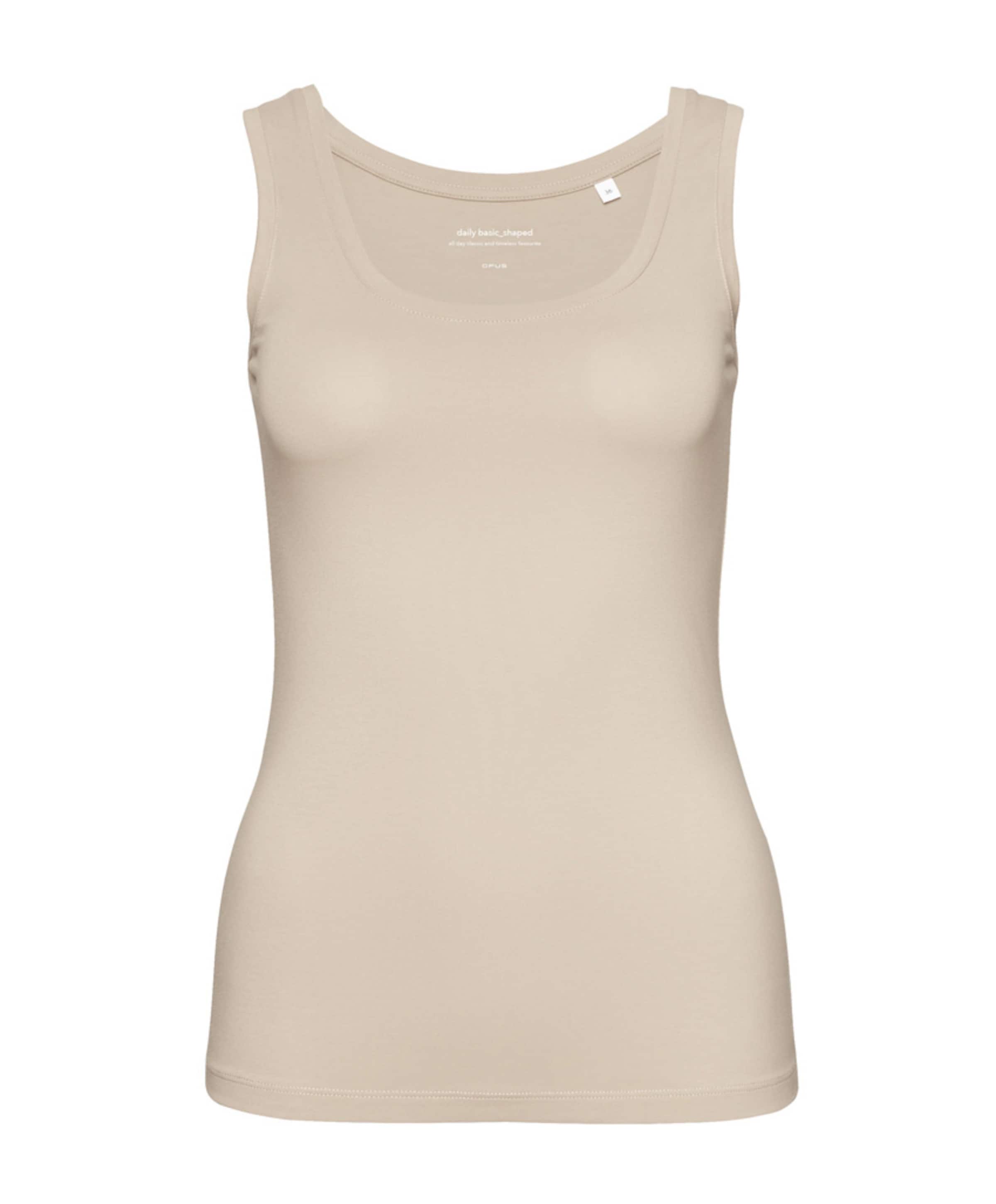 Dames top beige