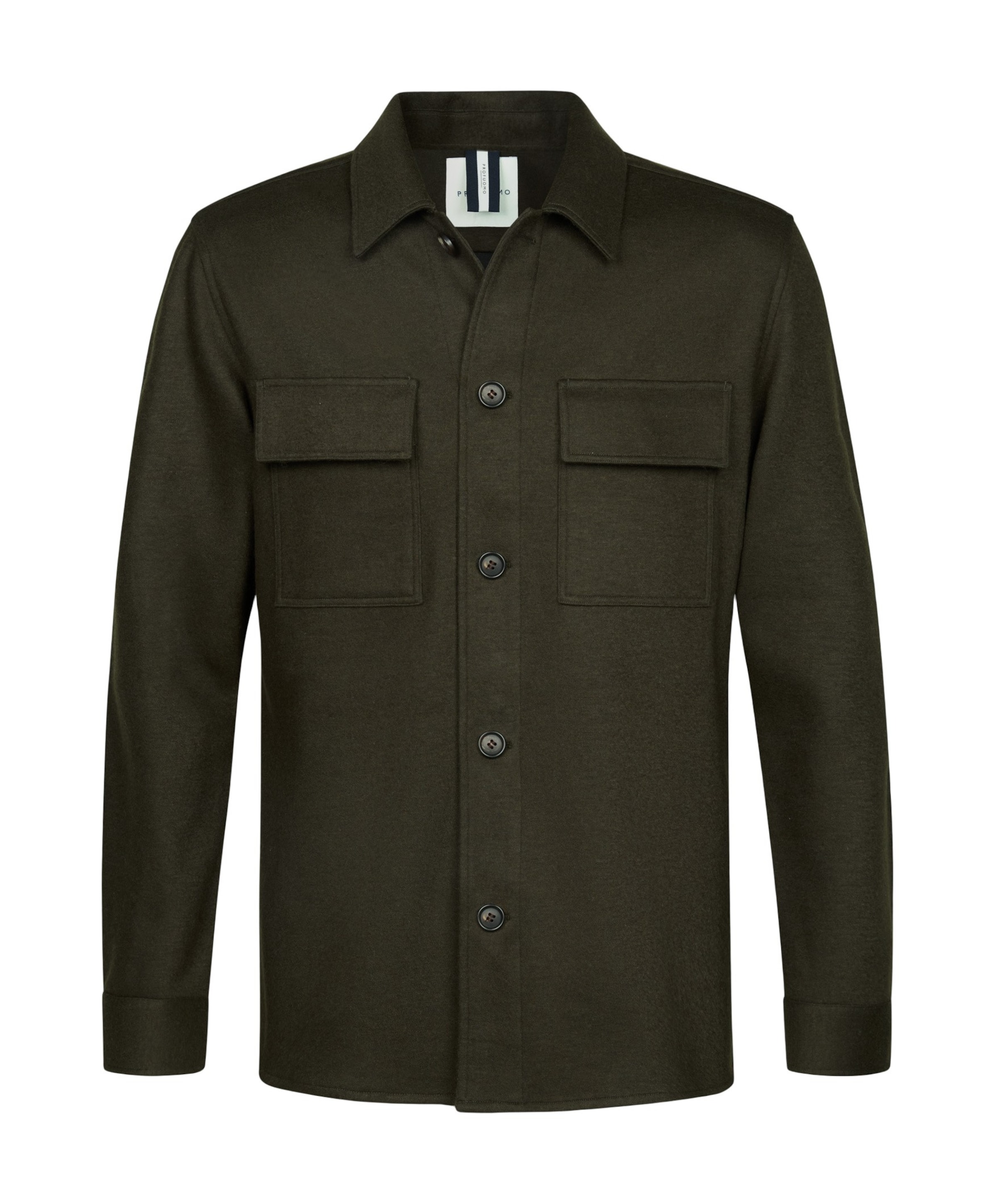 Heren overshirt groen