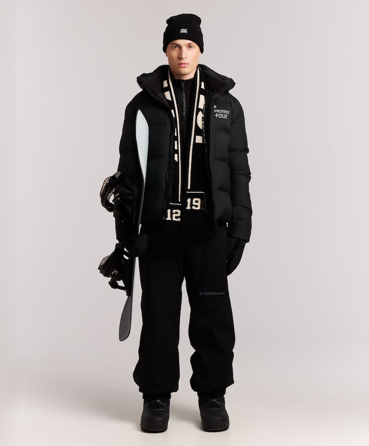 Heren ski-jas zwart