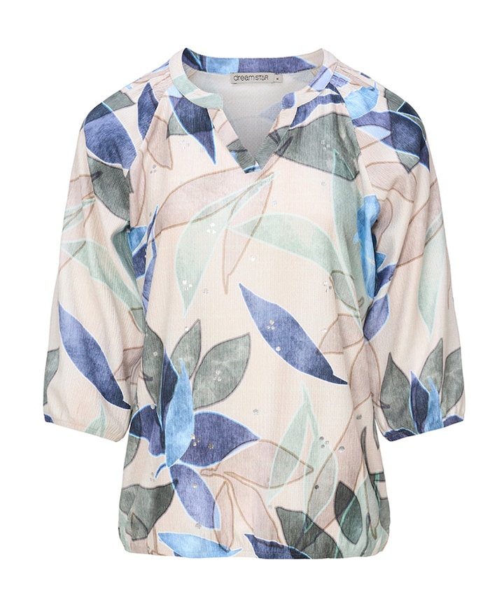 Dames longsleeve blauw