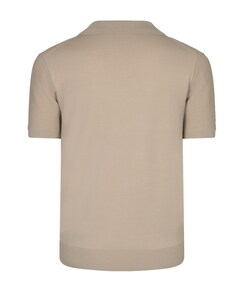 Heren polo beige
