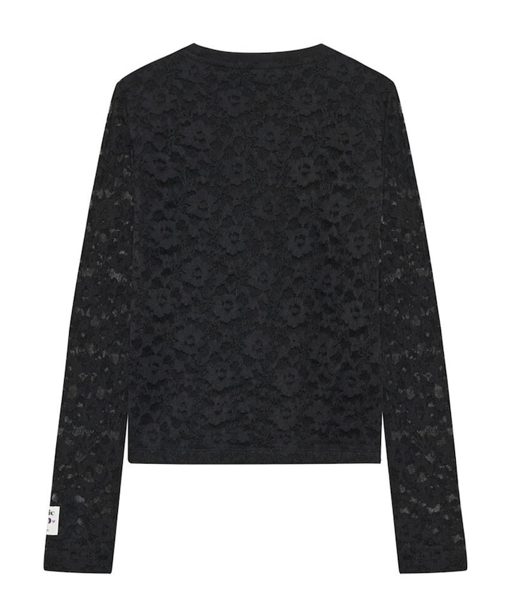 Meisjes longsleeve zwart