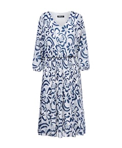 Dames jurk blauw