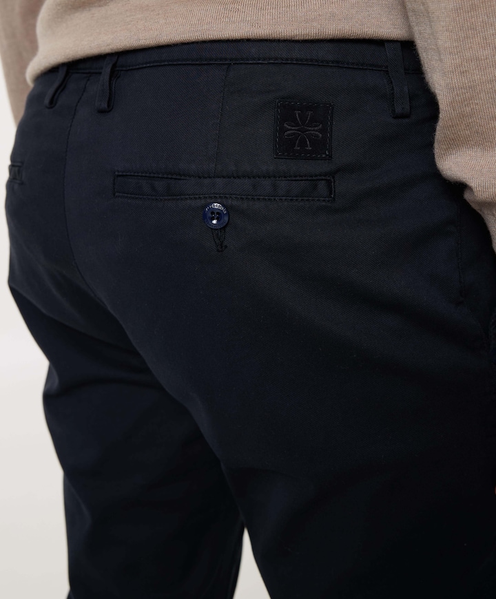 Bobby Slim Fit heren pantalon blauw
