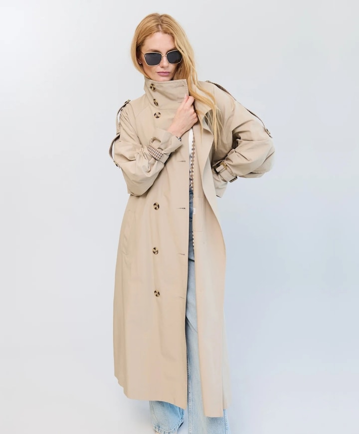 Dames jas beige