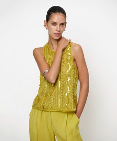 Dames top geel