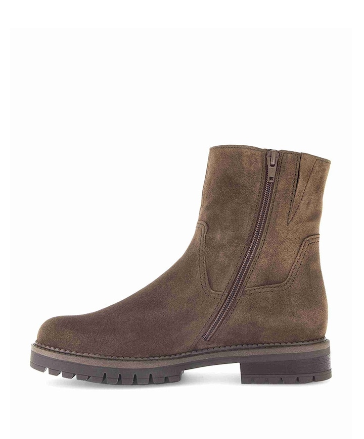 dames enkellaarzen bruin