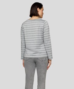 Dames longsleeve zilver