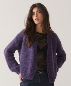 Dames vest paars