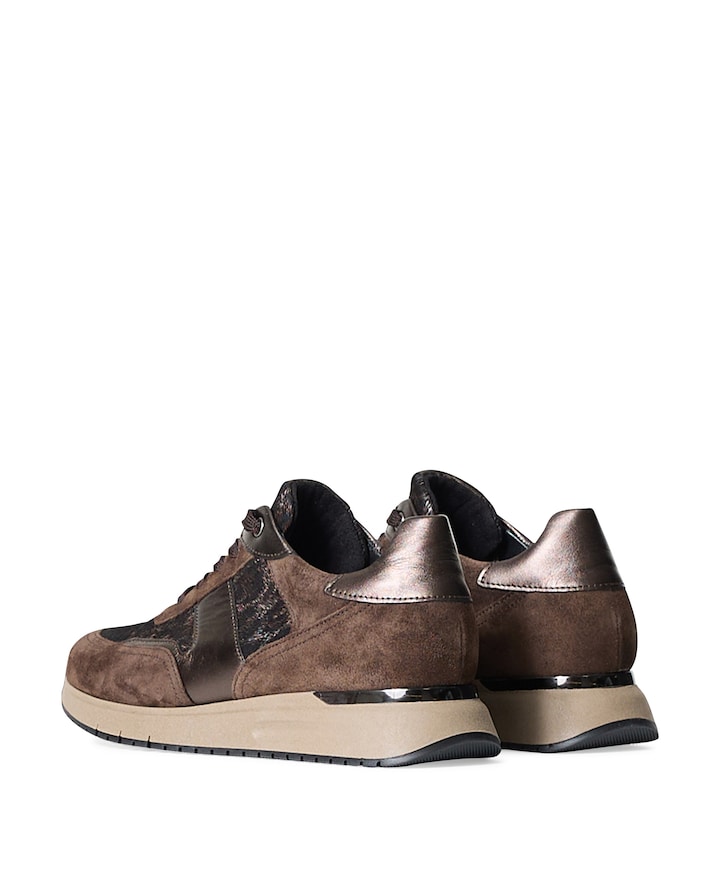 dames sneakers bruin