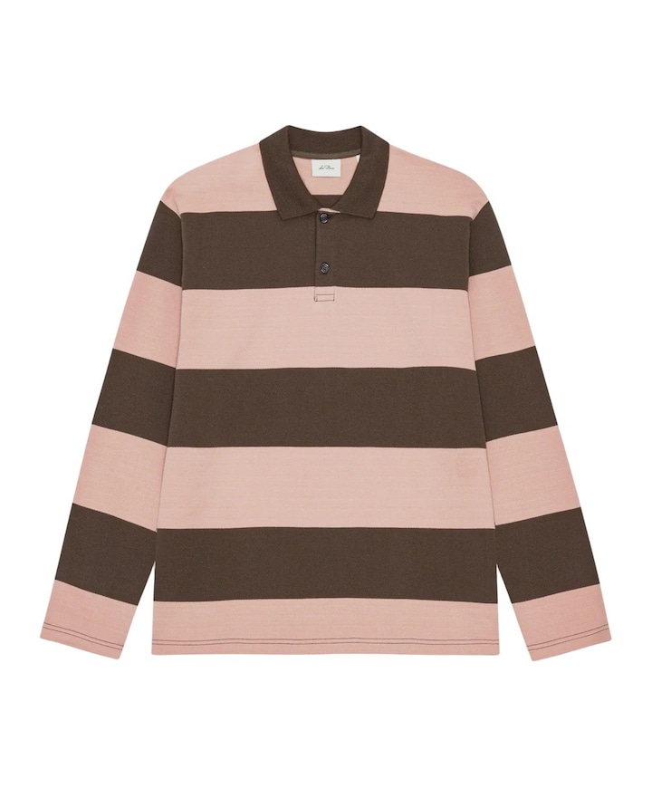 Heren polo bruin