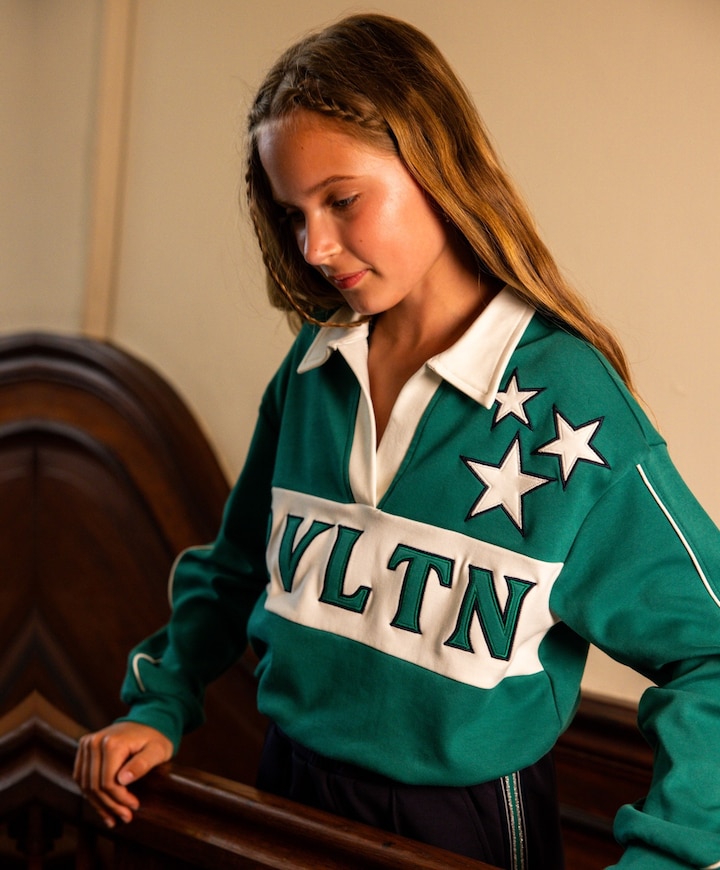 Meisjes trui groen