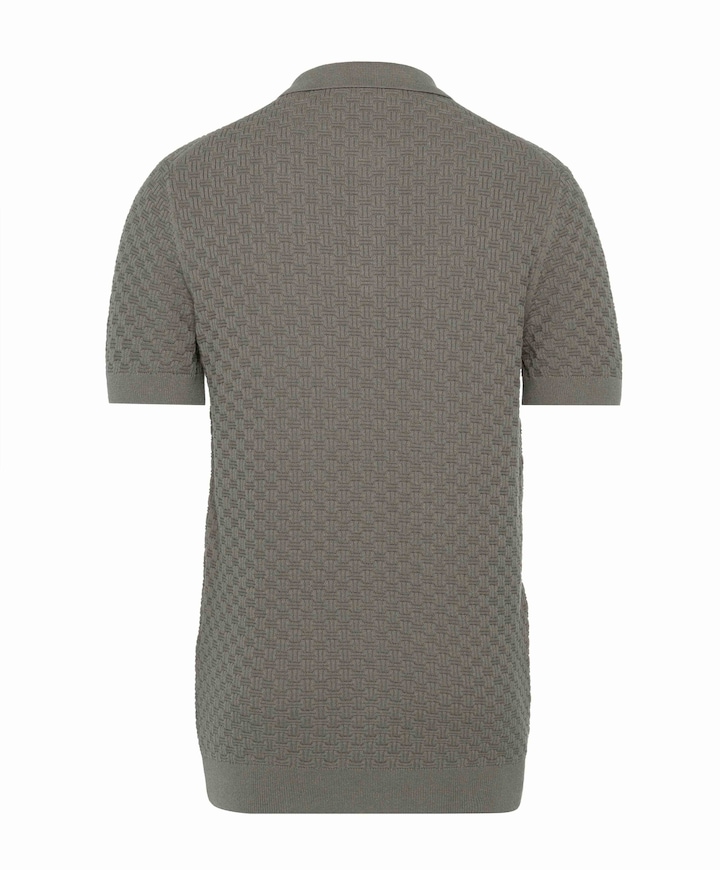 Heren polo bruin