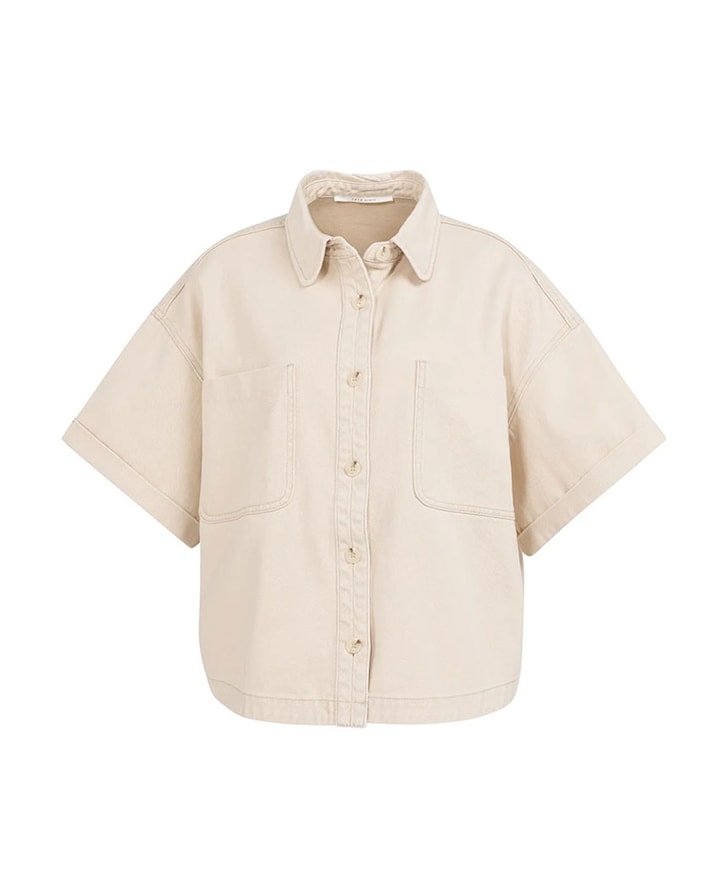 Dames spijkerjas  beige