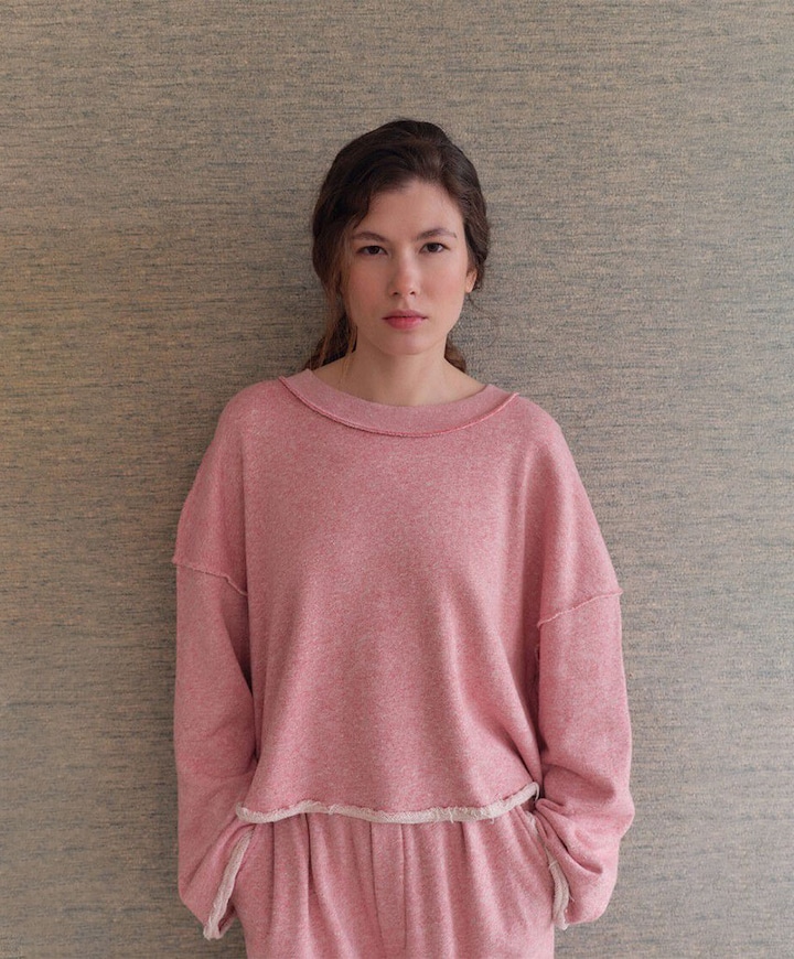 Dames sweater roze