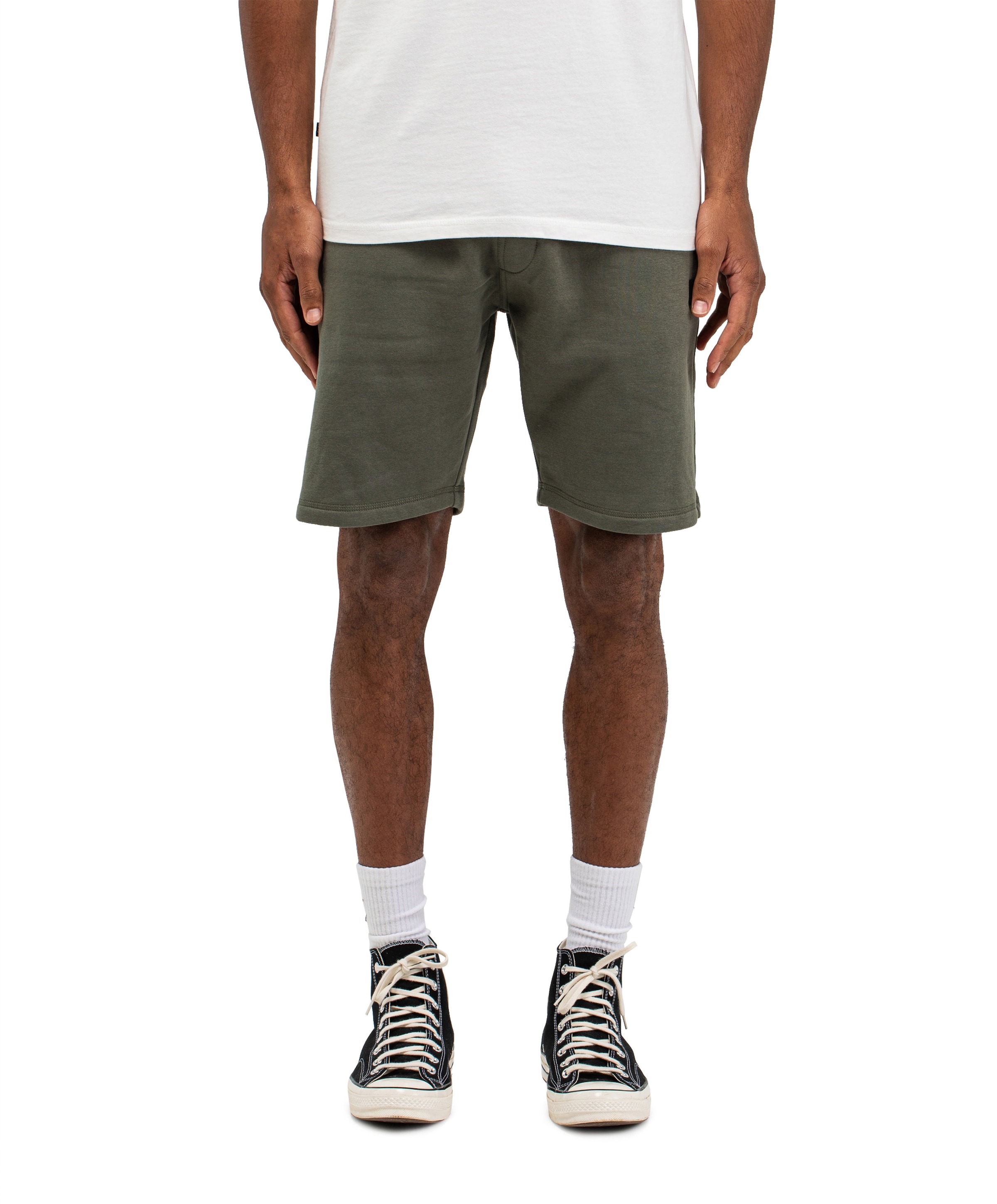 Army Sweat Short heren korte broek groen