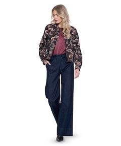 Wide dames jeans blauw