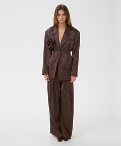 Dames blazer paars