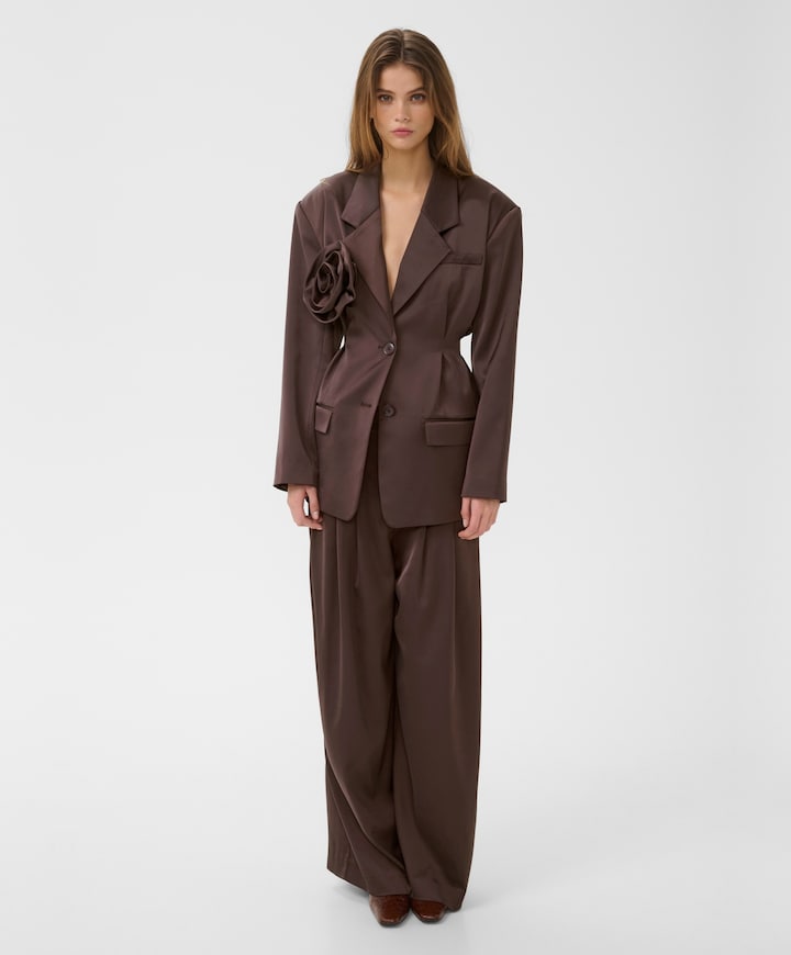 Dames blazer paars