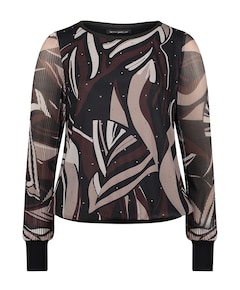 Dames longsleeve bruin