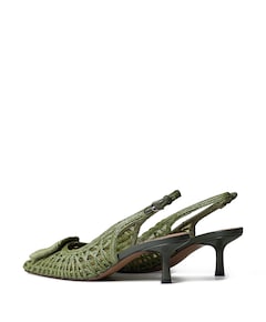 dames slingbacks groen