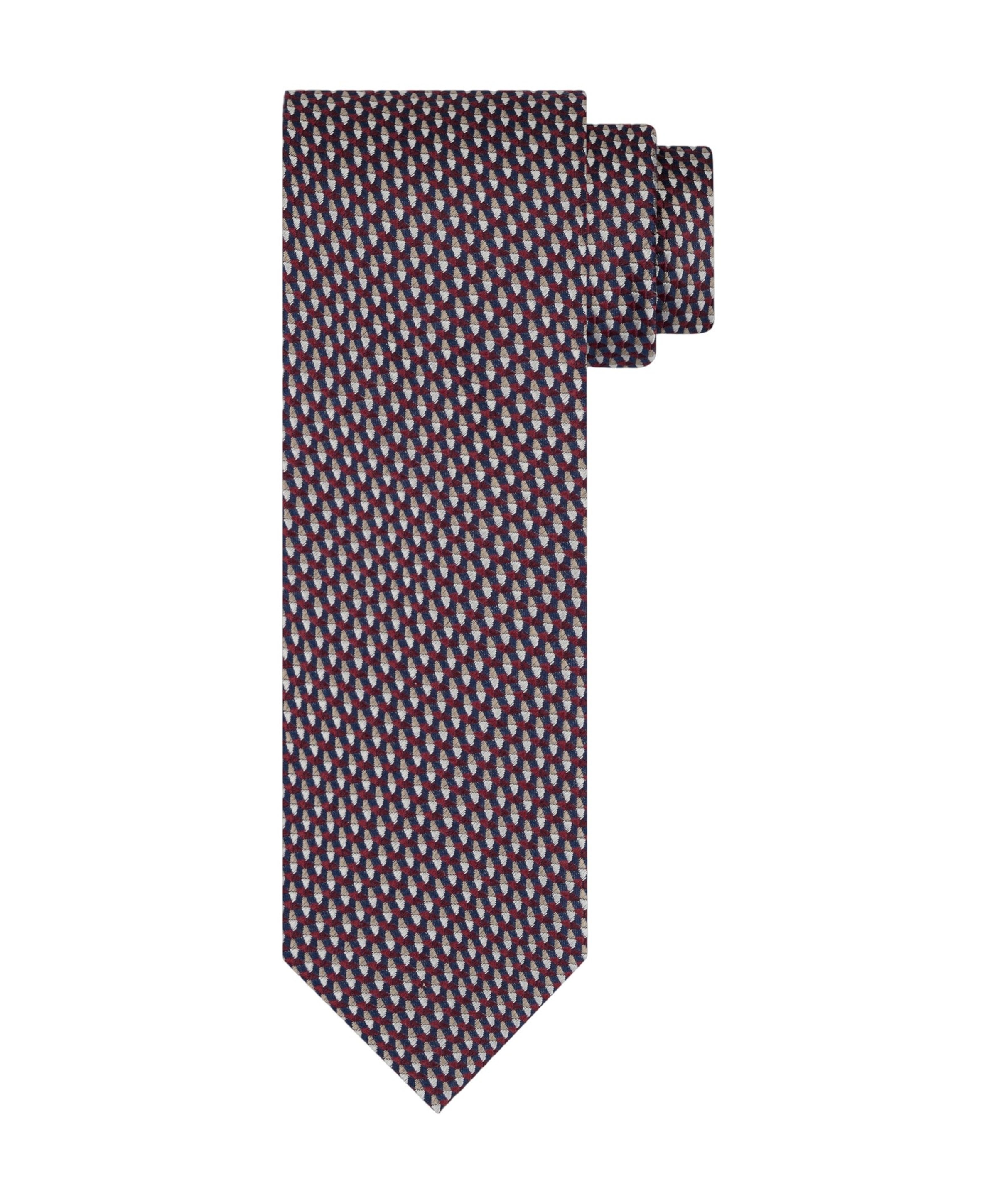 Heren stropdas bordeaux