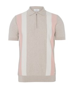 Heren polo beige
