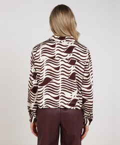 Dames blouse bordeaux