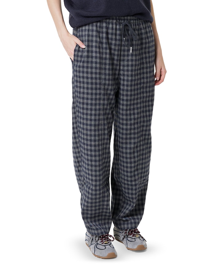 dames broek blauw