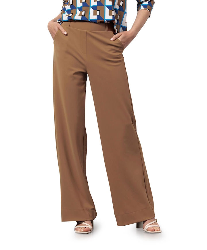 Lexie bonded broek bruin