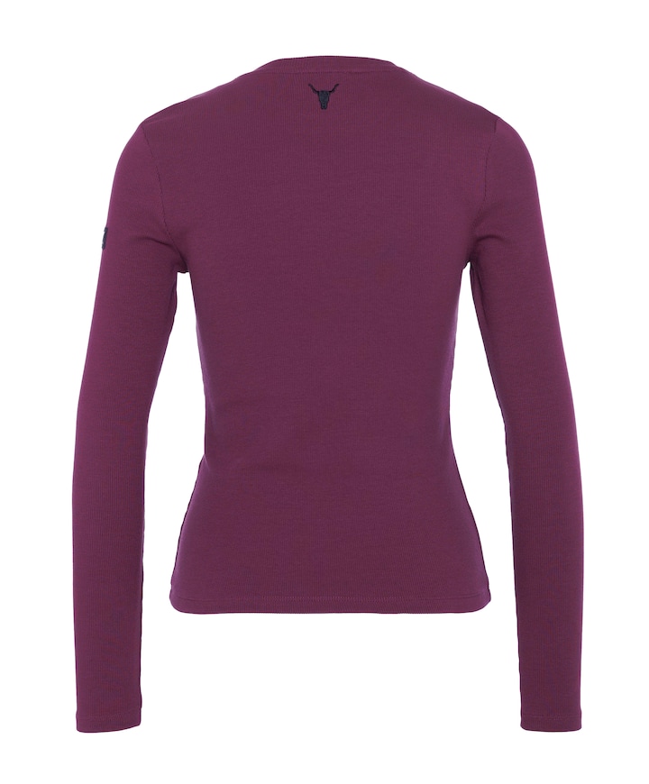 Dames longsleeve paars