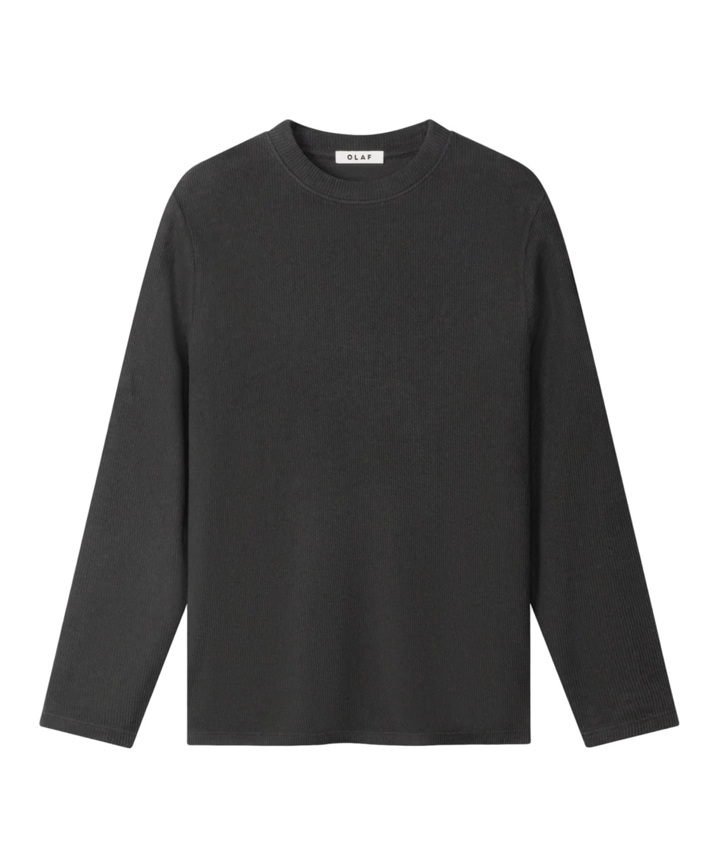 Heren longsleeve grijs