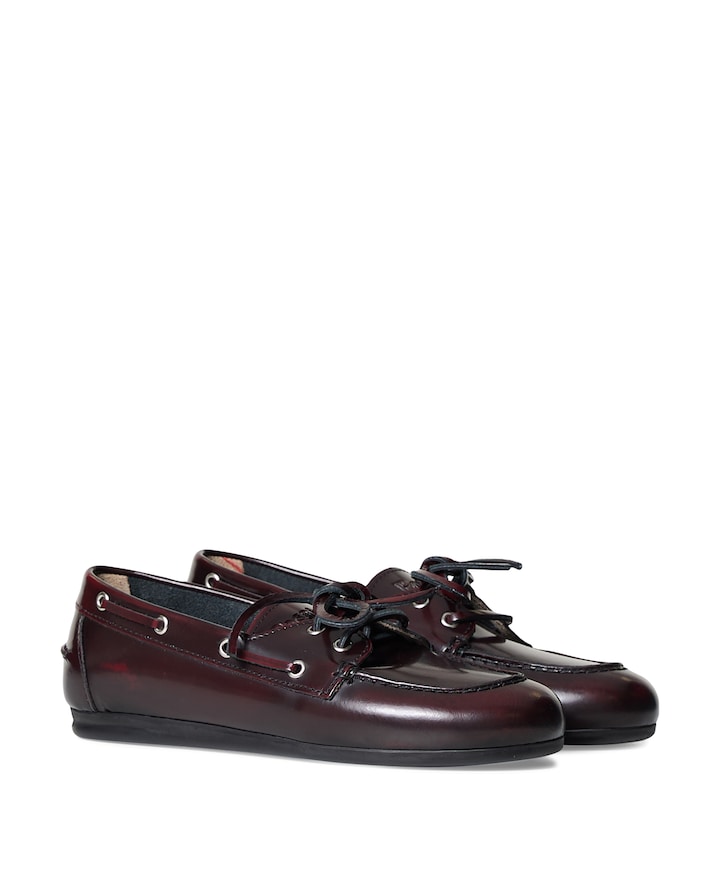 Boat loafer dames loafers bordeaux