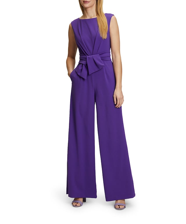 Overall Lang ohne Arm jumpsuit paars