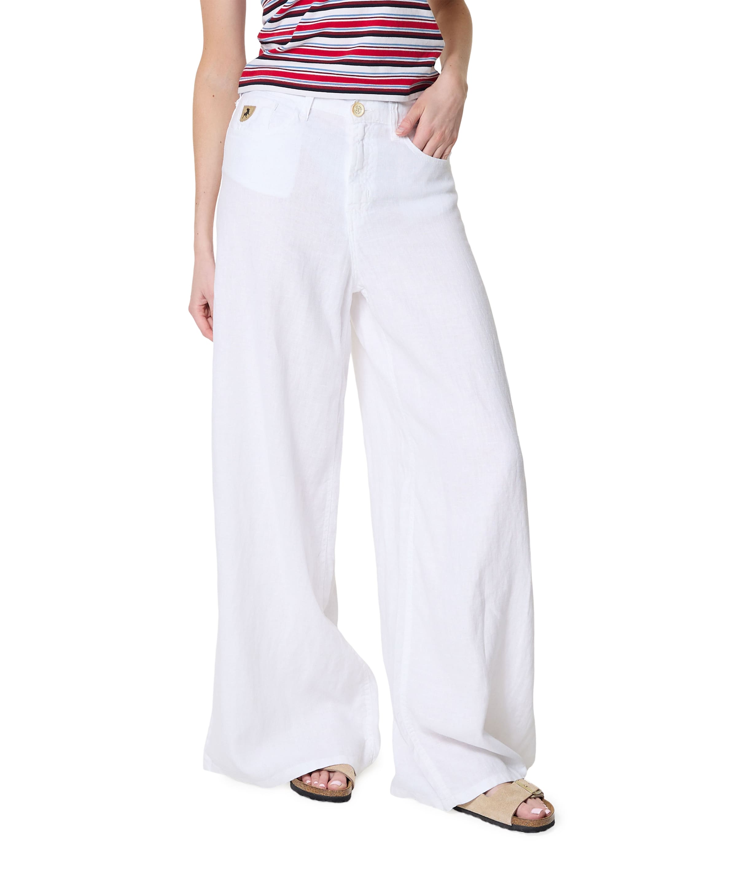Marlene 8032 Linen Summer dames jeans wit