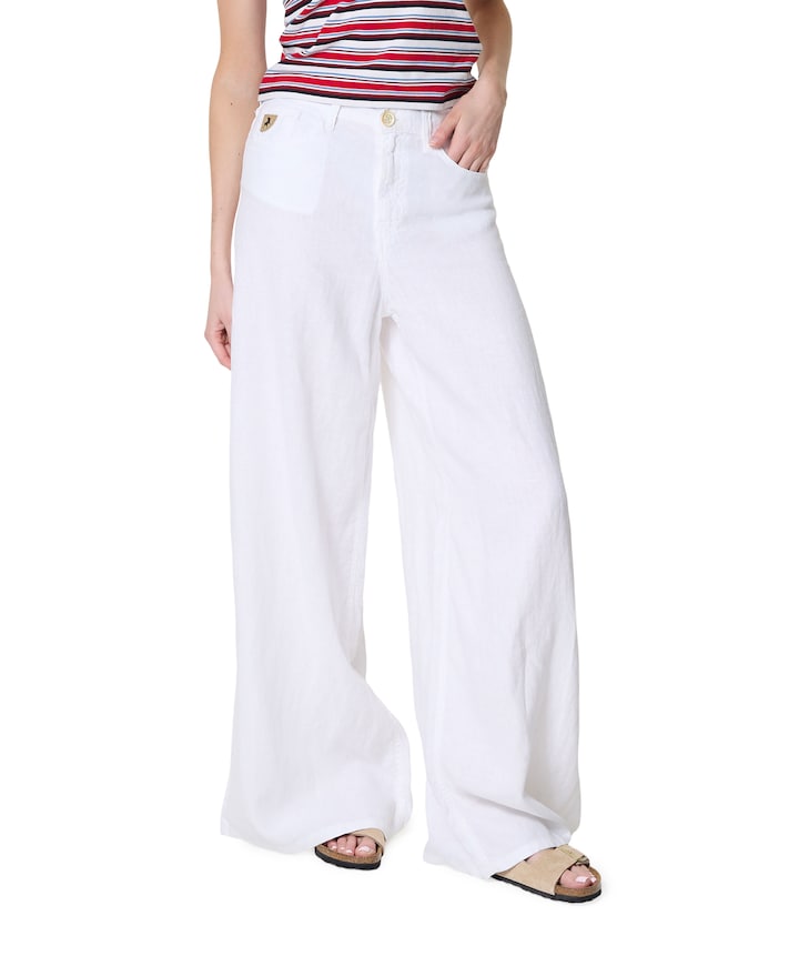 Marlene 8032 Linen Summer dames jeans wit