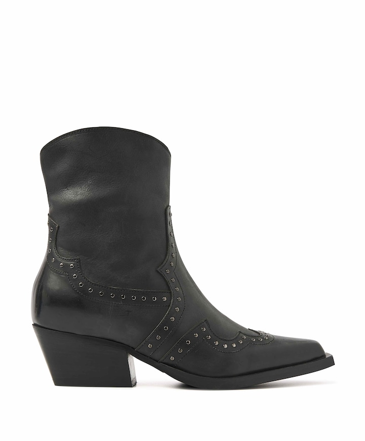 Do Felix dames enkellaarzen zwart