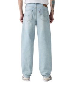 568 Loose straight heren jeans blauw