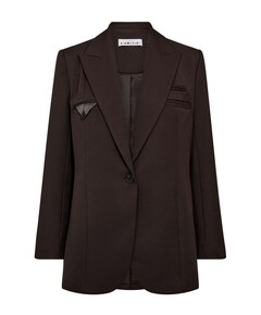 Dames blazer bruin