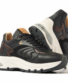 Liz Leighton dames sneakers zwart