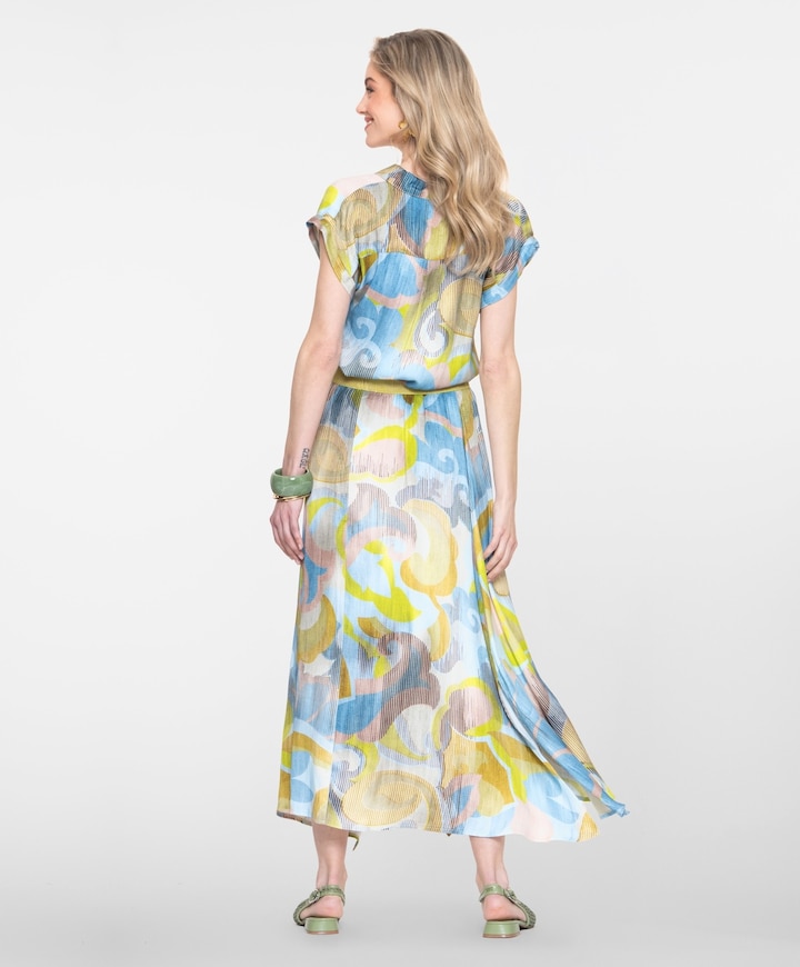 Dames rok blauw