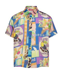 Overhemd korte mouw multicolor