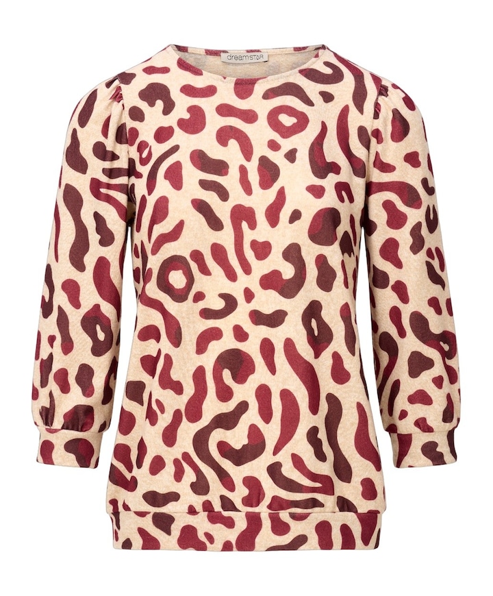 Dames longsleeve rood