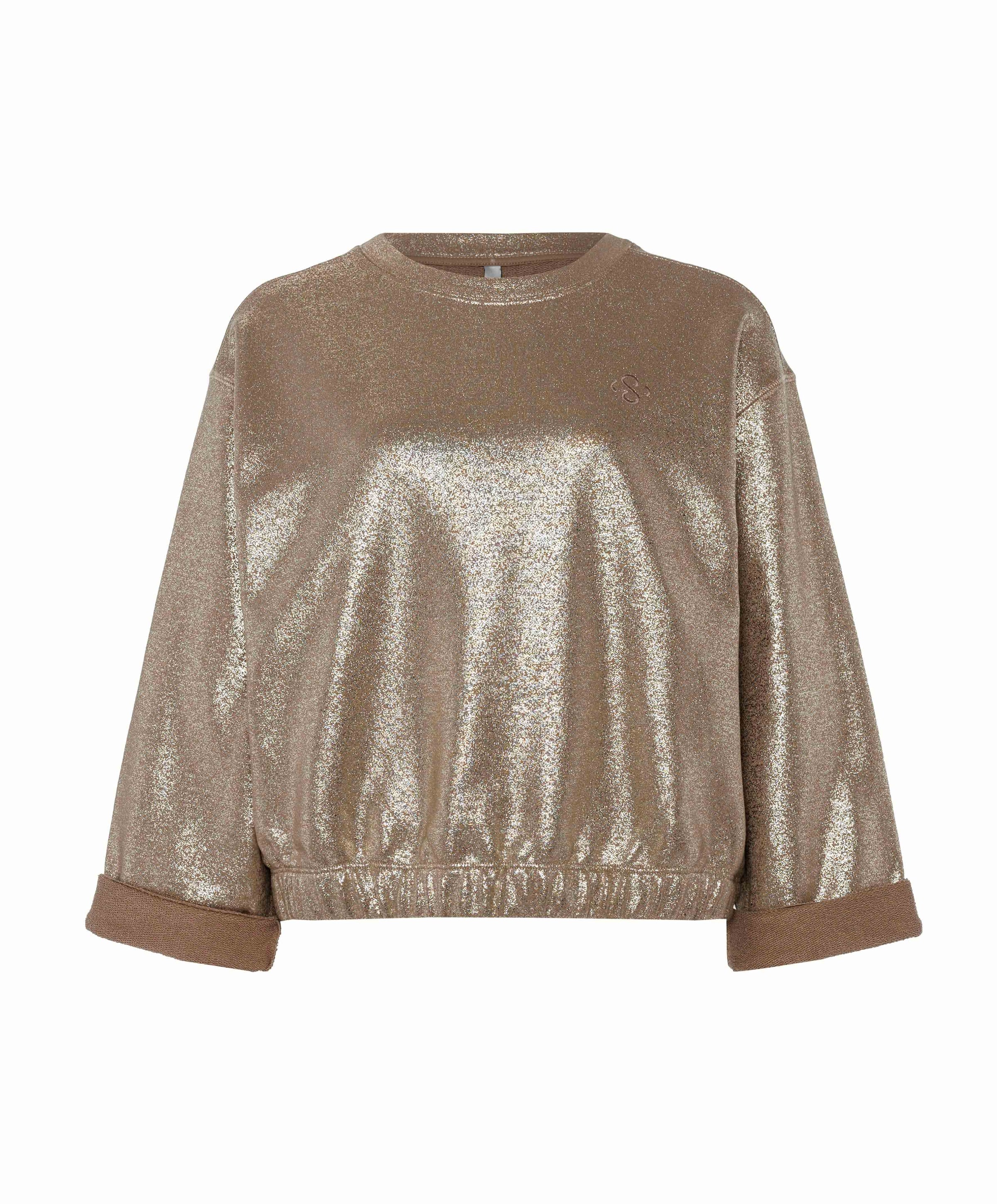 Dames sweater goud