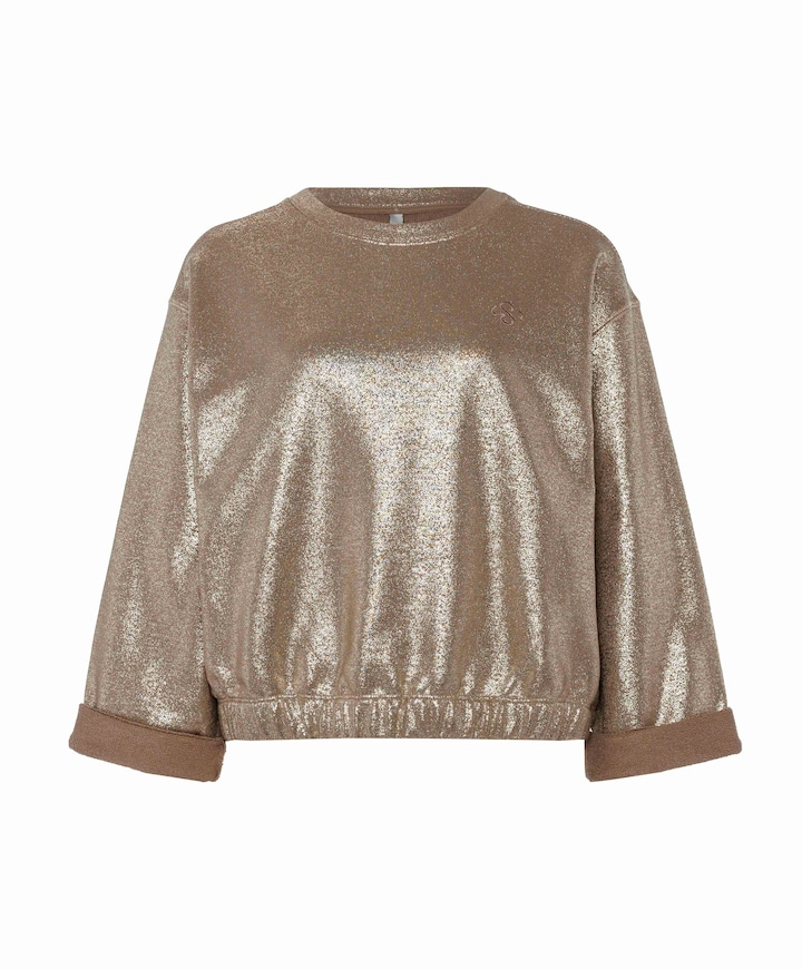Dames sweater goud